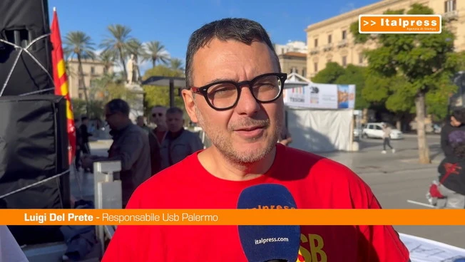 Sciopero generale, Usb Palermo "In piazza contro guerra e carovita"