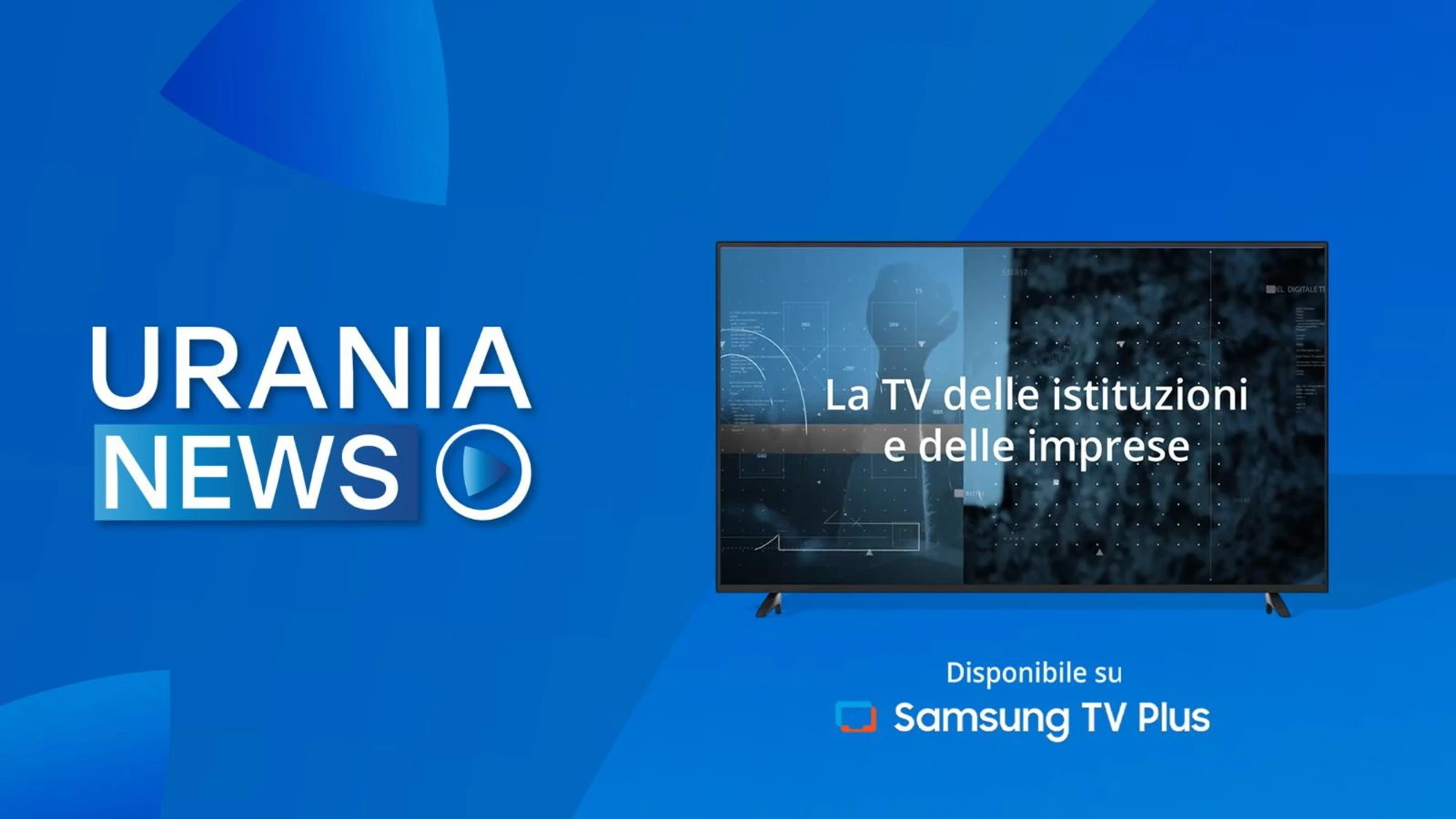Urania tv arriva su Samsung tv plus Italia con Urania news: il nuovo fast channel all news