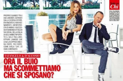 Anna Tatangelo e Gigi D'Alessio, la bomba di Alfonso Signorini: "Il buio, scommettiamo che...?"