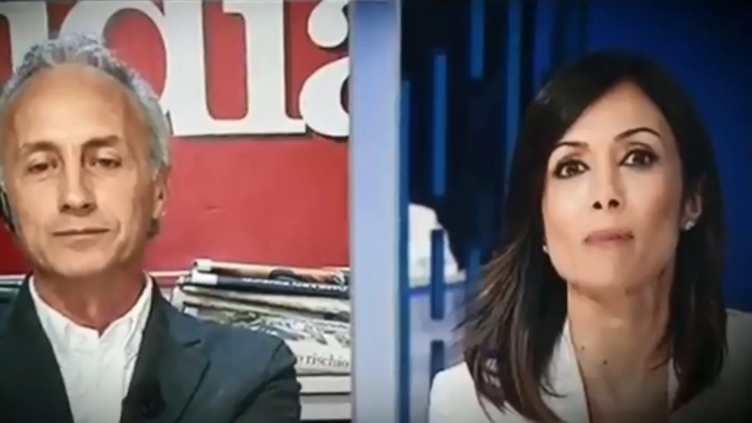 Otto e Mezzo, Marco Travaglio demolito da Mara Carfagna: lo chiama "leader M5s" e gli ride in faccia