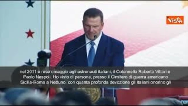 Fertitta: 11.000 americani hanno dato vita per la libertÃ  dell'Italia durante II Guerra Mondiale