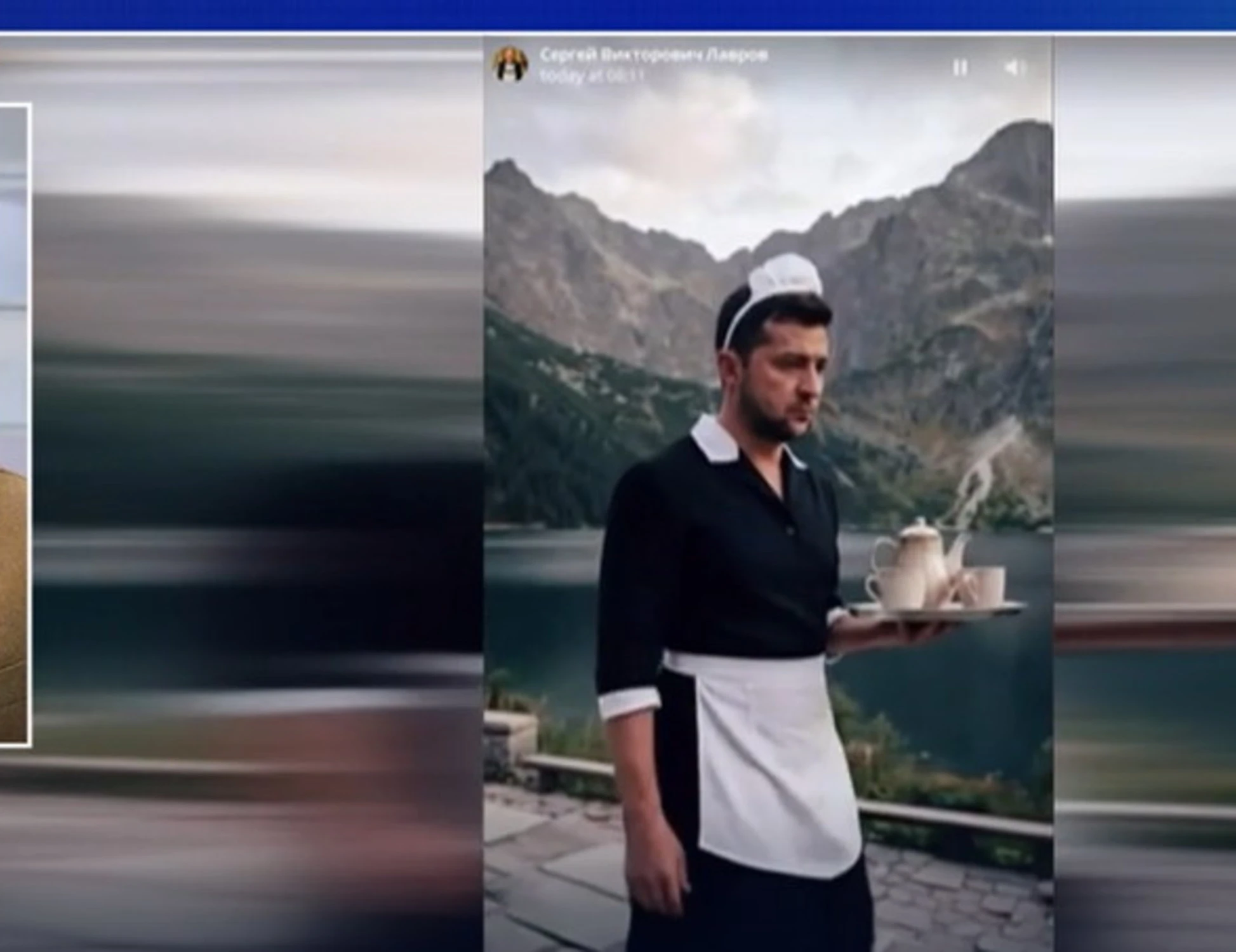 L'aria che tira, Zelensky vestito da cameriera? Bertinotti di sasso