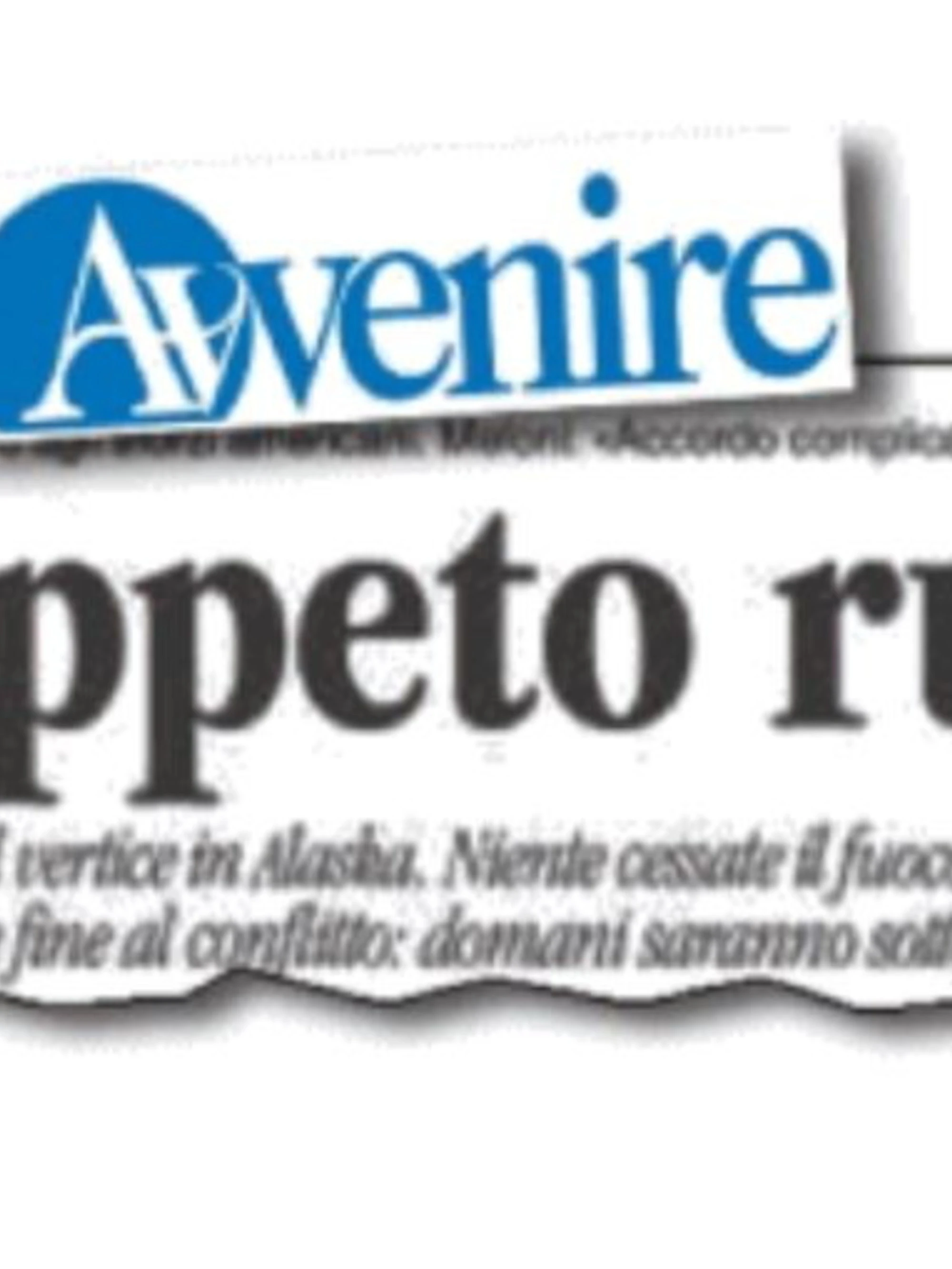 "Tappeto russo": il titolo che piace al “giornale unico”