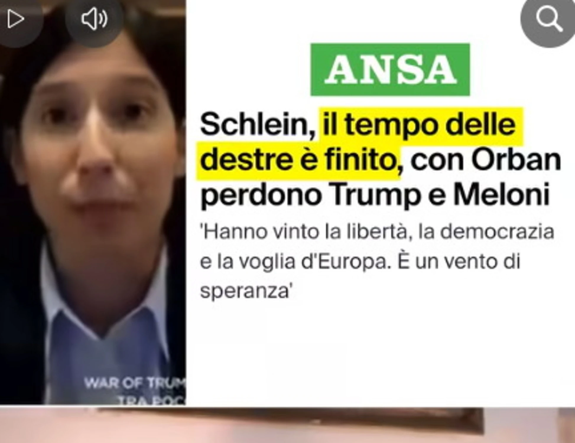 FdI stronca Elly Schlein: "Vuole rifare il video cambiando qualche parola?"