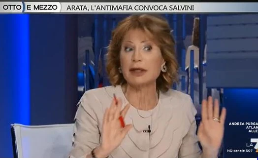 Otto e mezzo, Diego Fusaro perde il controllo in diretta e insulta la Gruber: "Bava alla bocca, al guinzaglio"