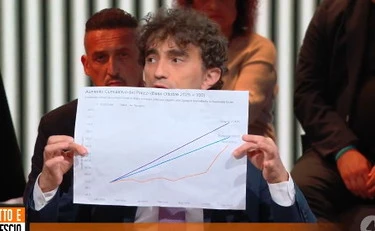 Dritto e rovescio, Bignami umilia Ricci e Pd: "Guarda qua, se vuoi te lo regalo"