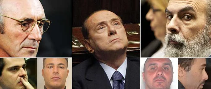Misseri, Scattone, Fardous, Berlusconi, Lande, Palma e Spaccarotella