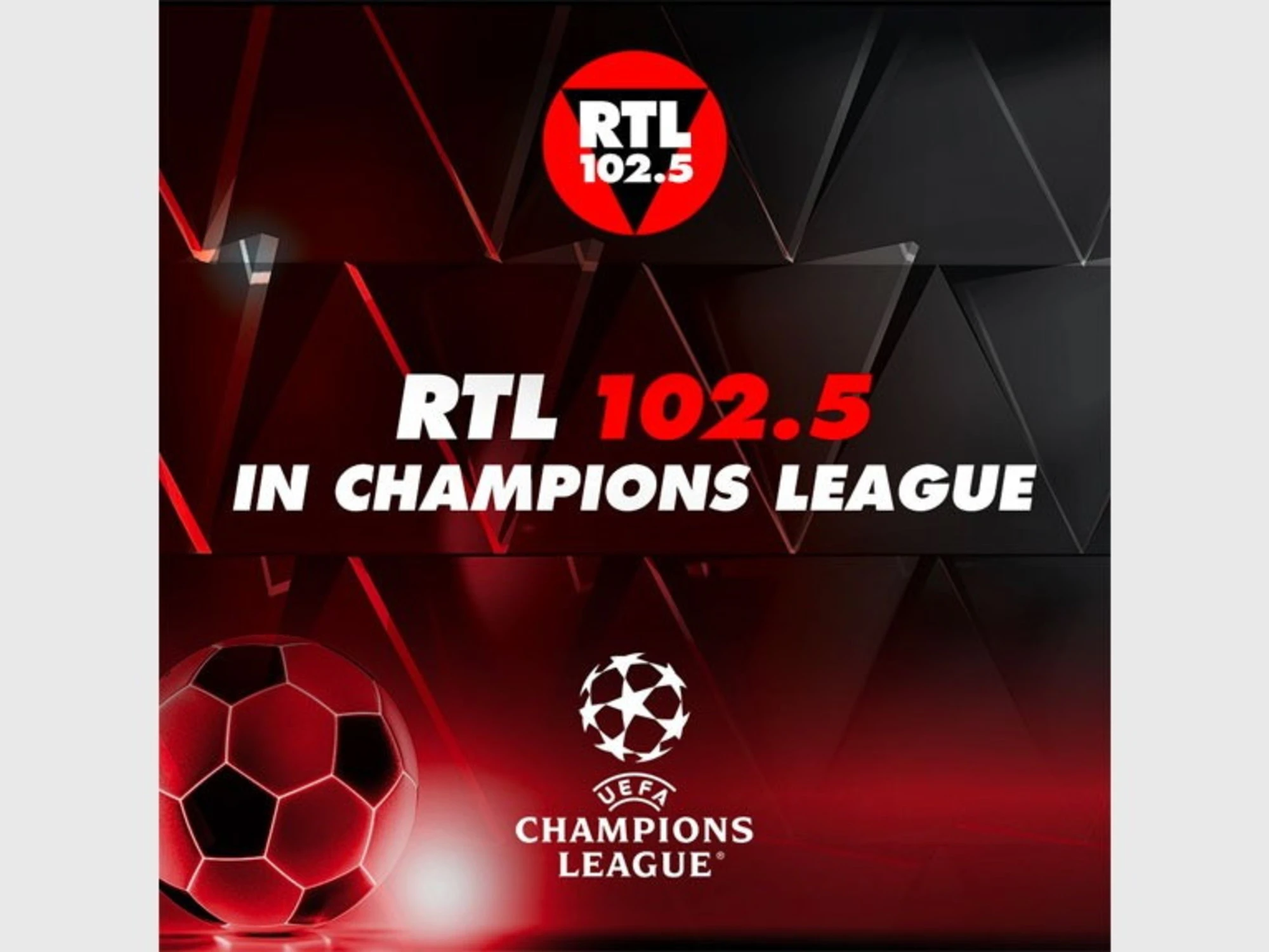 RTL 102.5 in Champions League ed Europa League