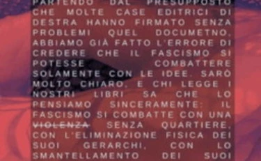 Ecco il libraio che vuole uccidere i fascisti: "Eliminazione fisica"