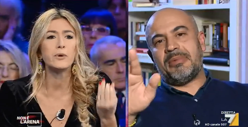 Gianluigi Paragone e Annalisa Chirico, durissimo scontro a Non è l'Arena: "Ma siamo nel terzo mondo?"