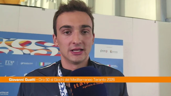 Giochi Mediterraneo, Guatti oro nei 50 sl "Vincere in casa vale doppio"