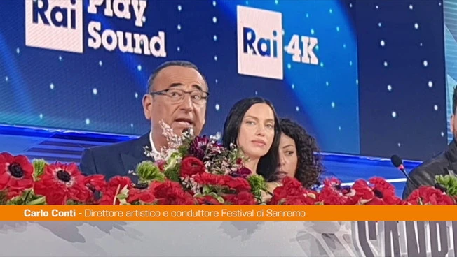 Sanremo, Conti "Scelgo le canzoni, non chi le canta"