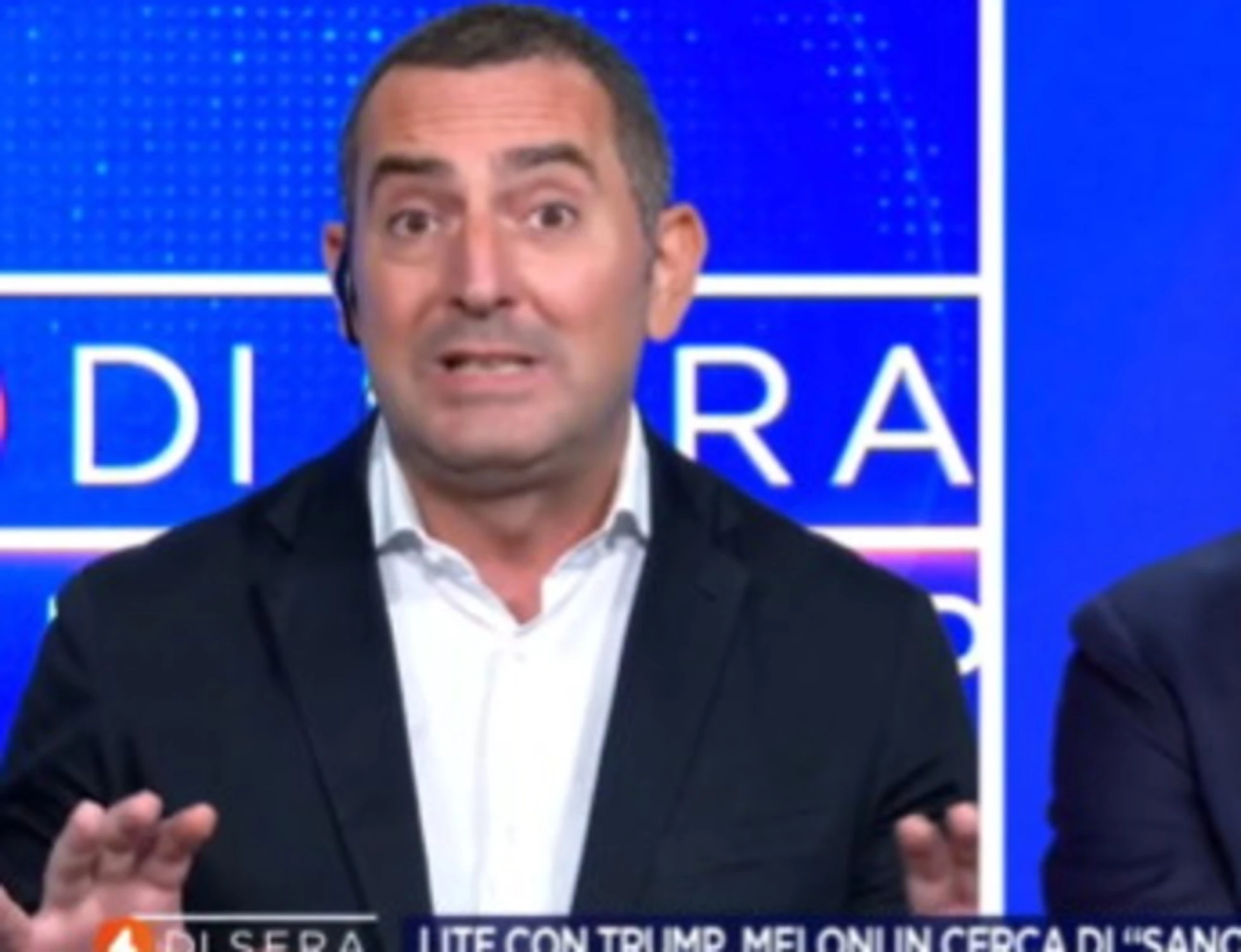 4 di Sera, Spadafora senza vergogna: "Meloni ha trascinato l'Italia in una crisi con Trump"
