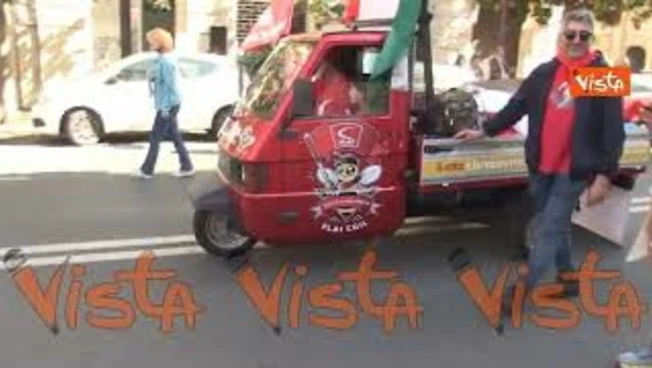 Primo Maggio, il corteo della Cgil a Roma per le vie del centro