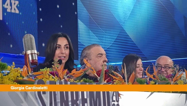 Sanremo, Cardinaletti "Terrorizzata dalla scala, speriamo bene"