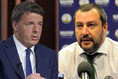 Porta a Porta, Matteo Salvini contro Matteo Renzi: da Bruno Vespa la resa dei conti
