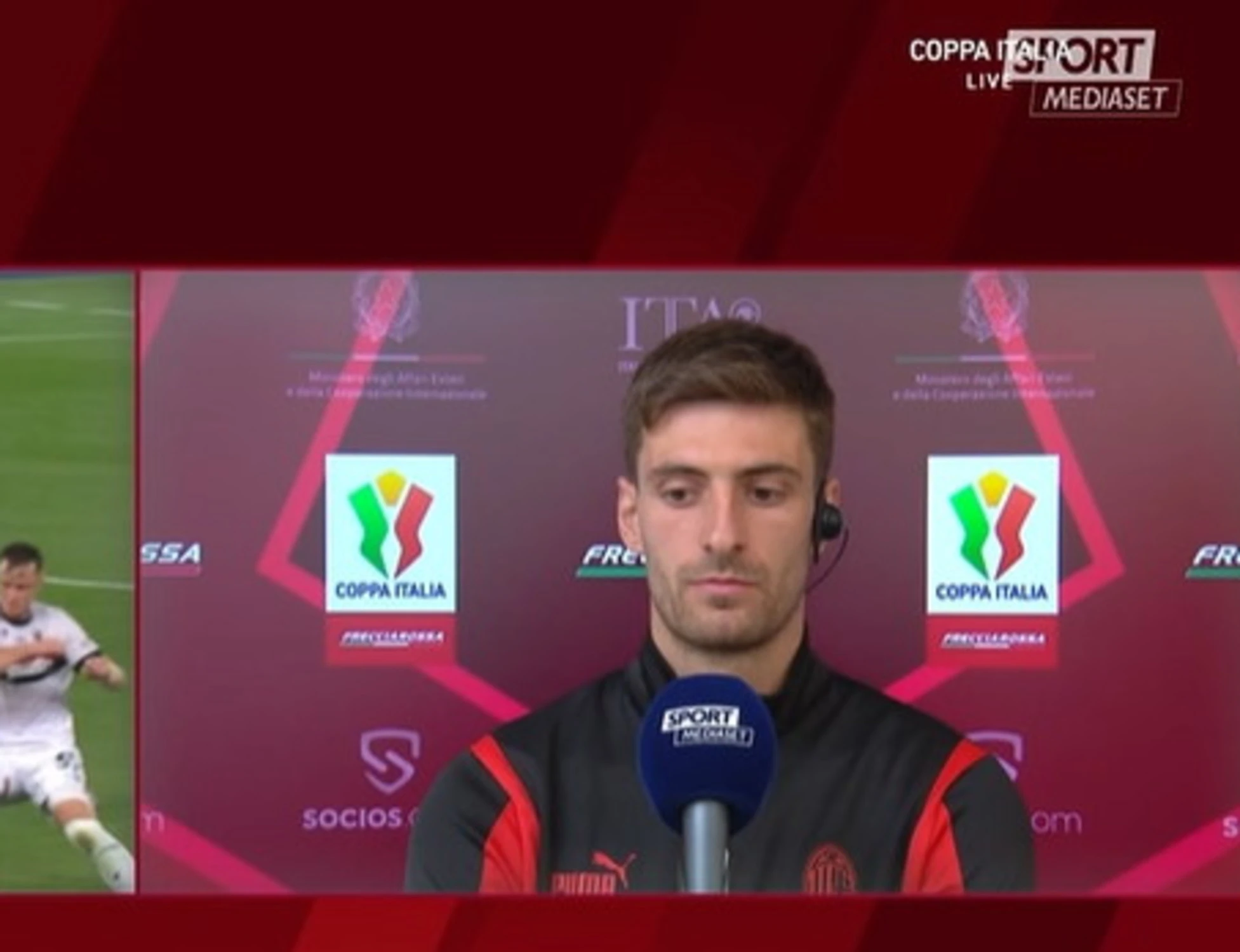Bologna-Milan, "Gabbia non sa chi è": imbarazzo in diretta