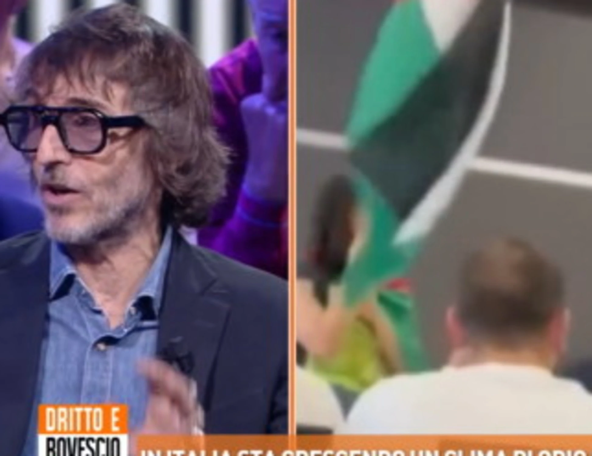 Dritto e rovescio, Pucciarelli: "Rabbia giusta e normale". E Cruciani sbotta