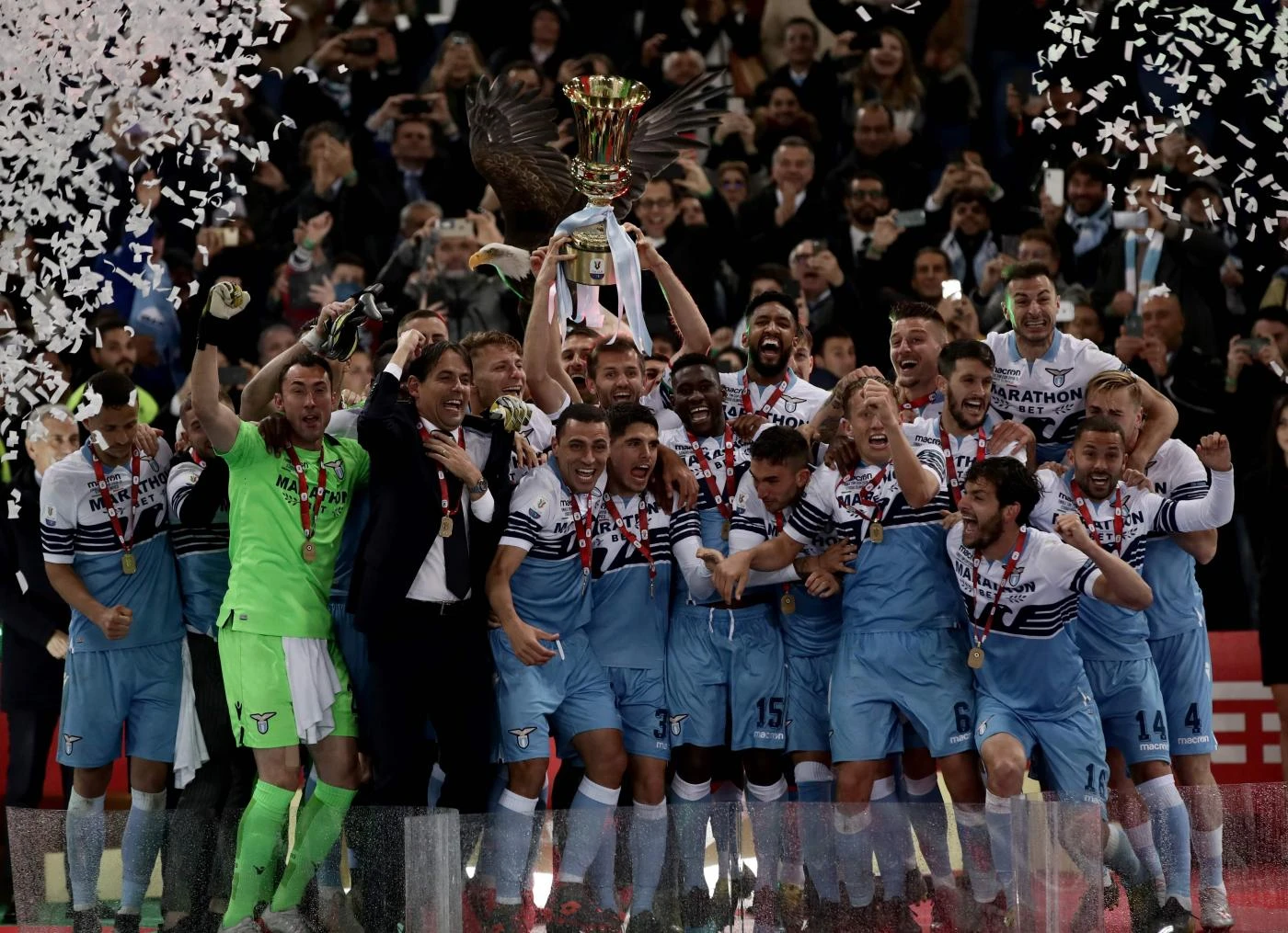Lazio, la Coppa Italia è tua, Milinkovic e Correa in gol: Atalanta ko solo nel finale