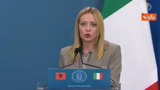 Meloni: Protocollo Italia-Albania può cambiare il paradigma della gestione dell'immigrazione
