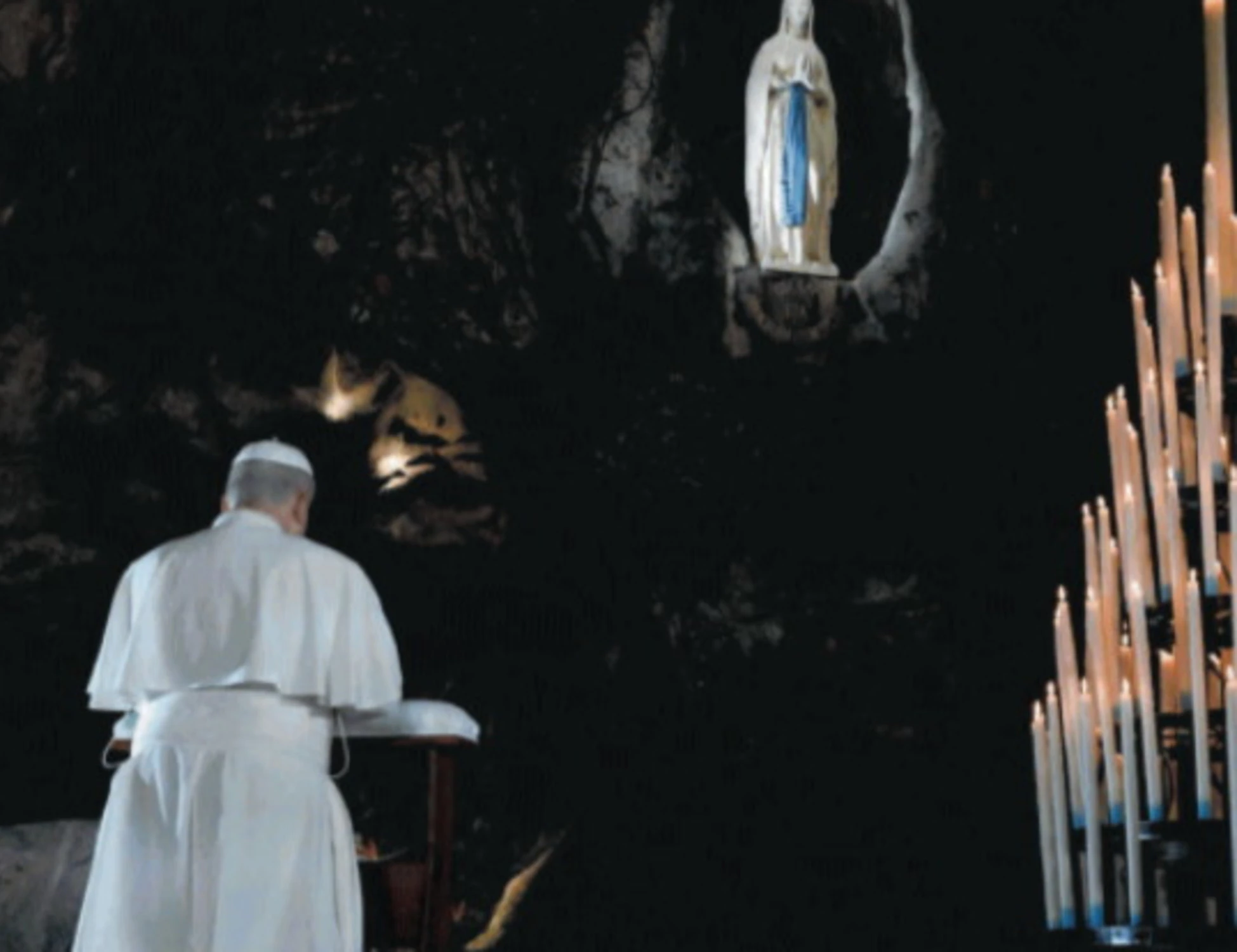 Nella grotta di Lourdes Leone condanna aborto ed eutanasia
