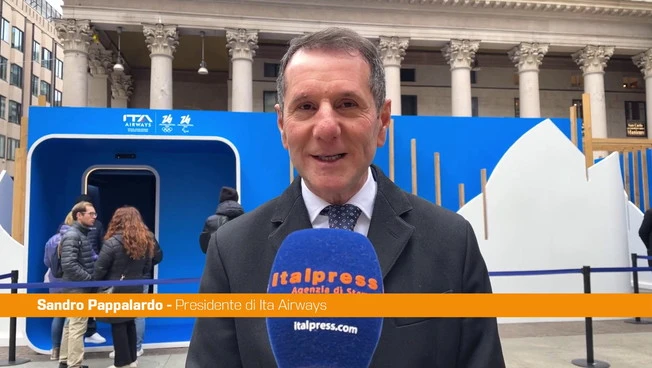 Ita Airways celebra le Olimpiadi invernali, Pappalardo "Non potevamo mancare"