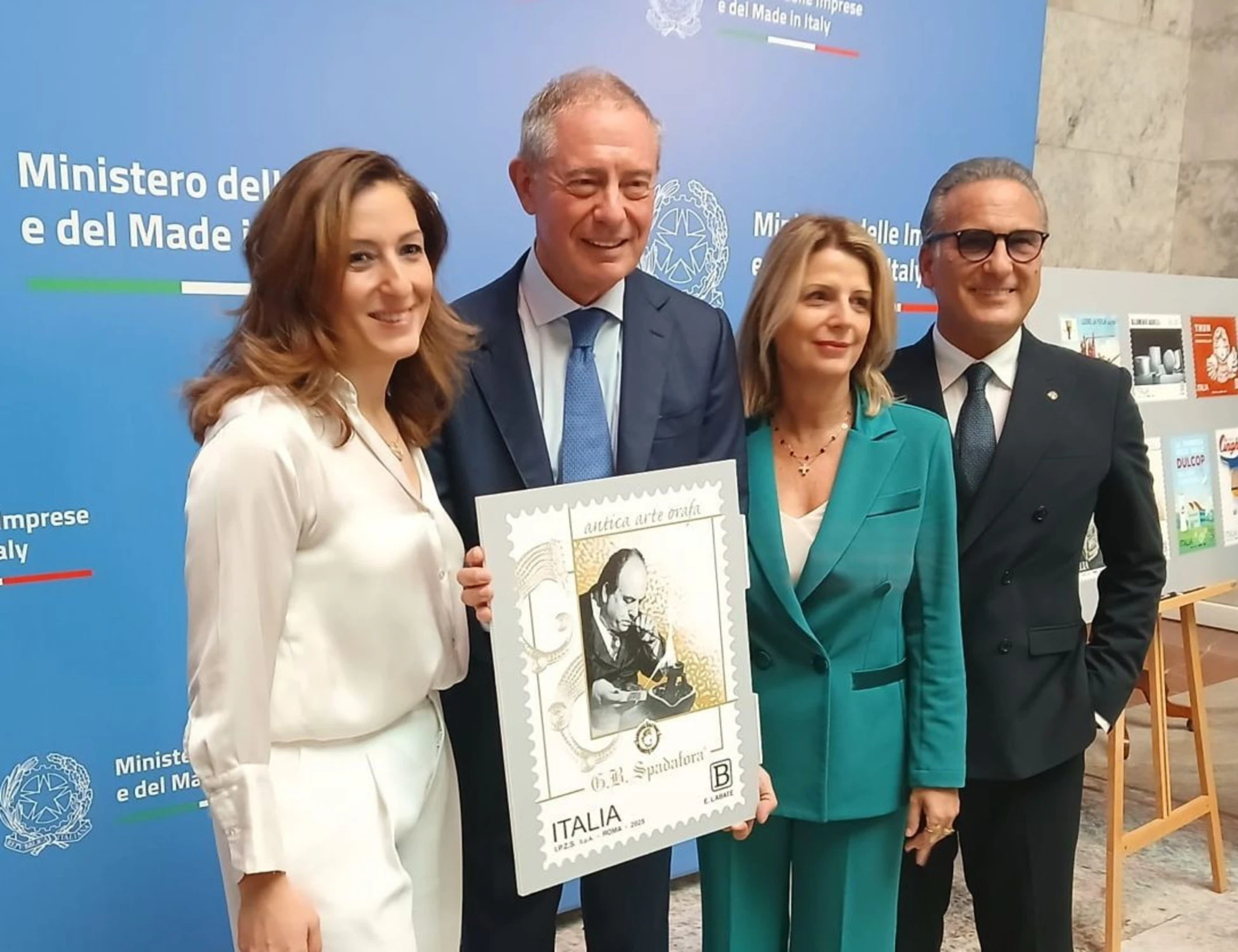 Presentato al Mimit il francobollo dedicato alla tradizione orafa di G.B. Spadafora, simbolo dell’eccellenza Made in Italy