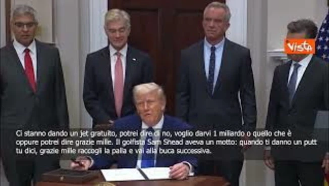 Trump: Aereo del Qatar un regalo personale? Sarei stato stupido a non accettare