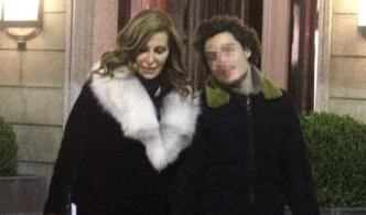 Santanché a spasso con il figlio