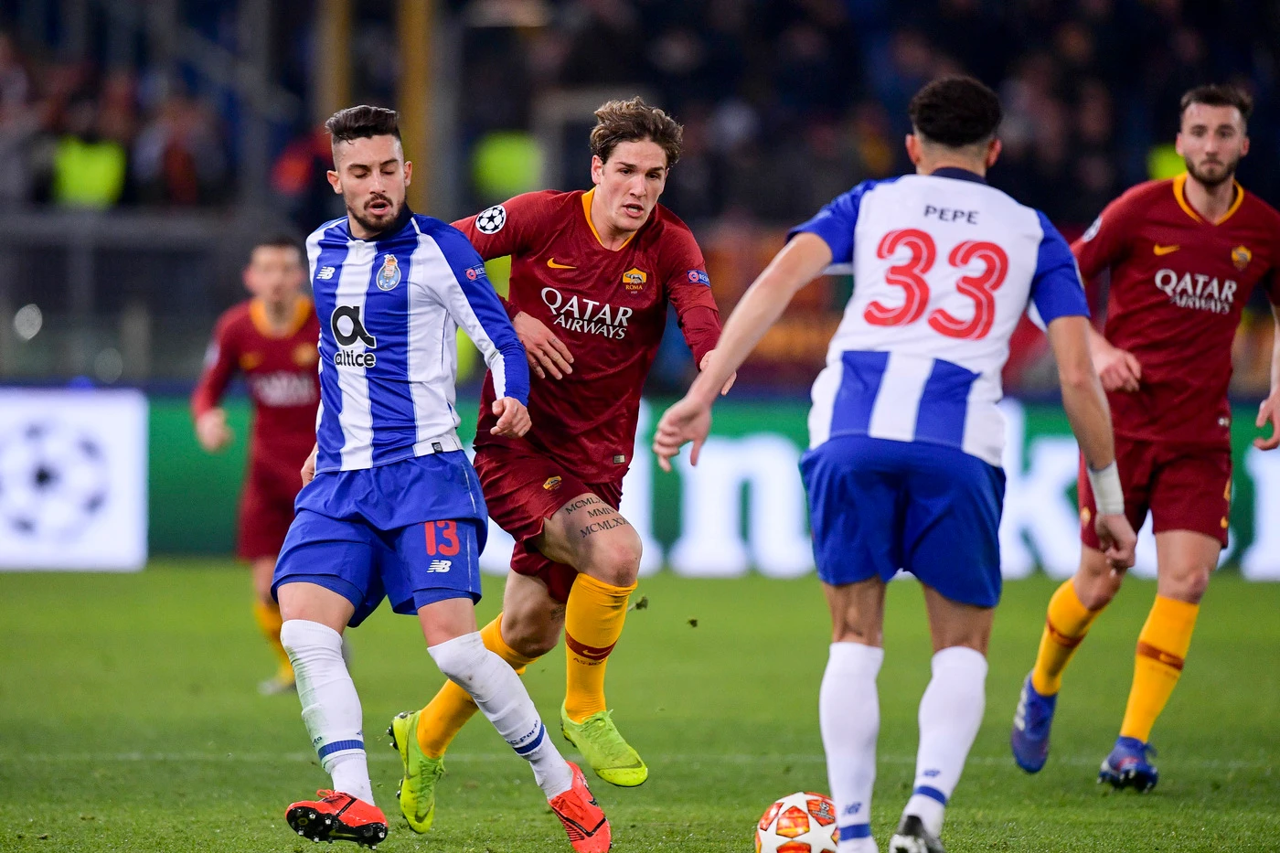 Champions League, la Roma batte il Porto 2-1: doppietta di Zaniolo, quarti in bilico