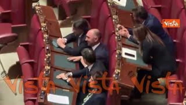 Question Time alla Camera con Salvini e Giorgetti, Aula vuota