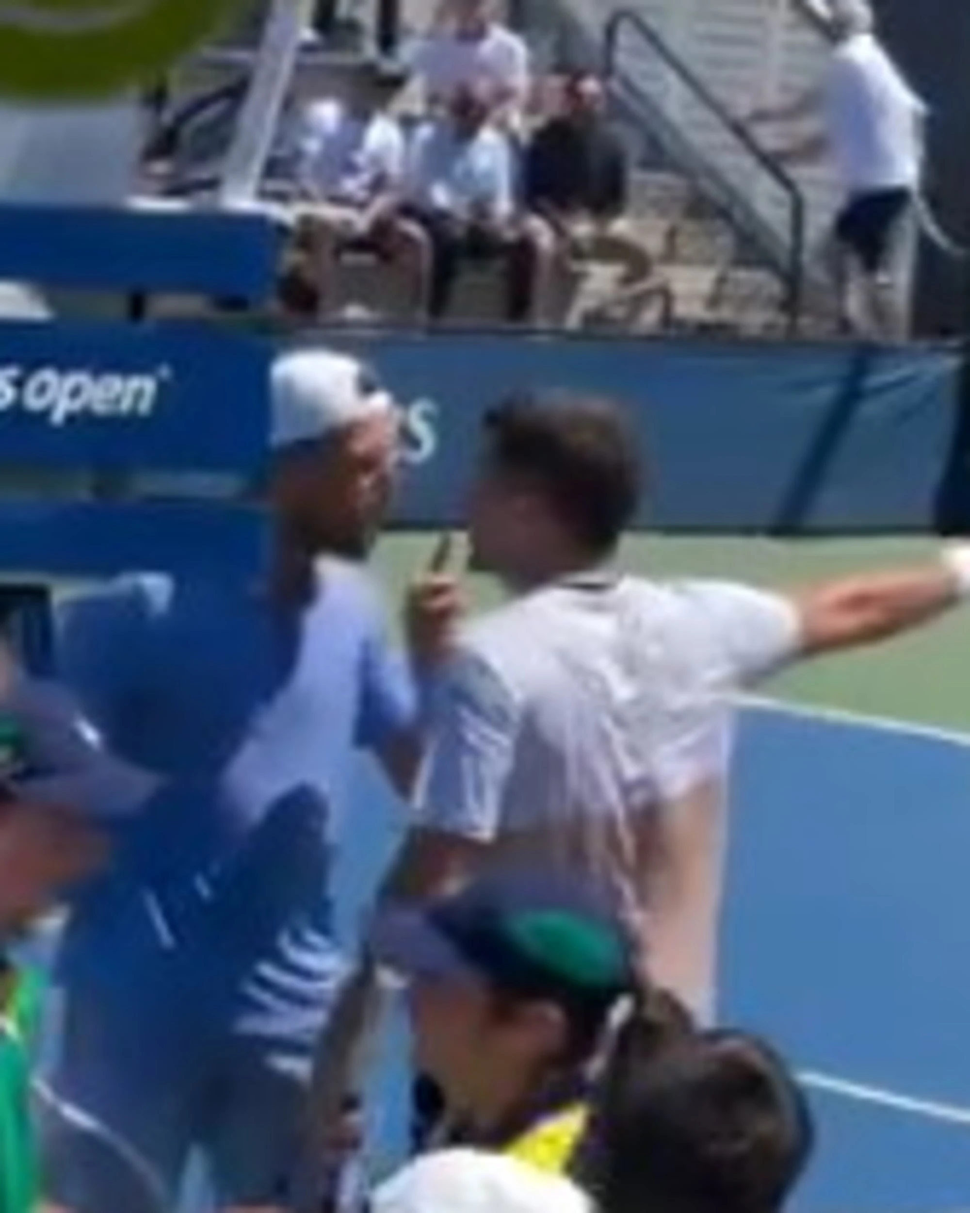 Us Open, rissa in campo tra Gomez e Grenier: insulti e mani alzate