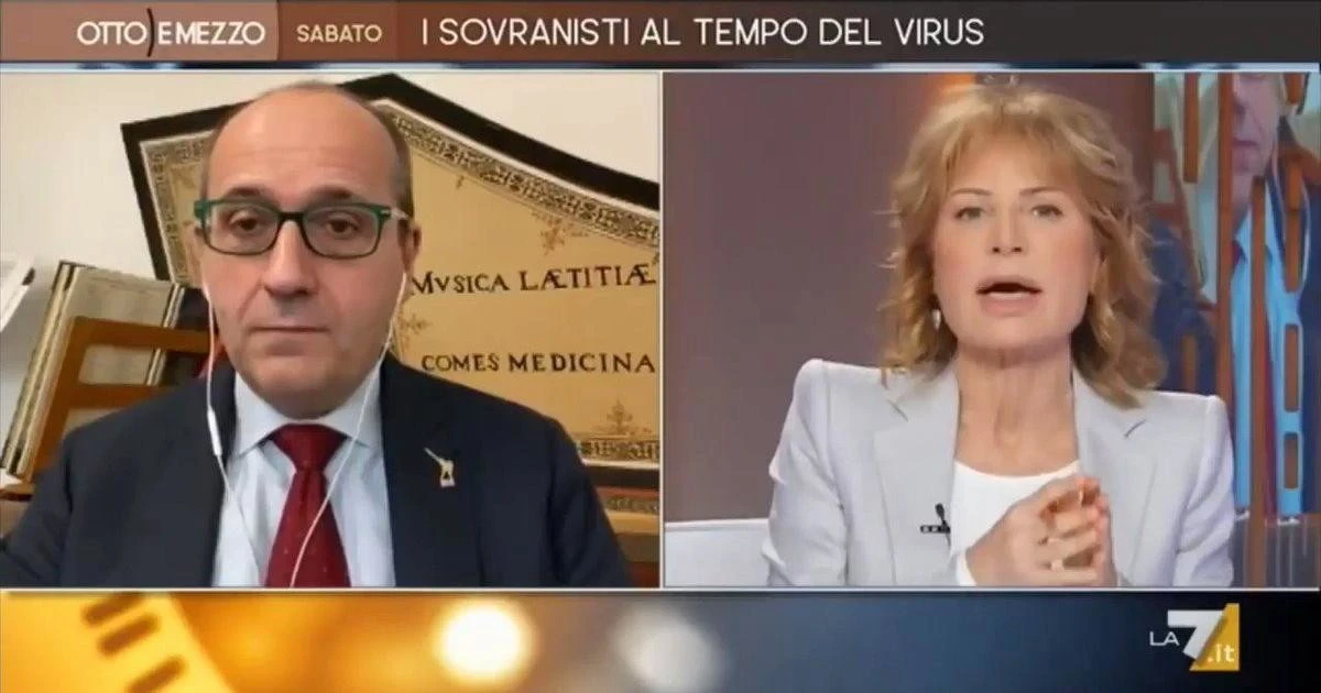 Otto e Mezzo, Bagnai smonta Lilli Gruber? Maria Giovanna Maglie feroce: "Dal preside", maestrina infilzata