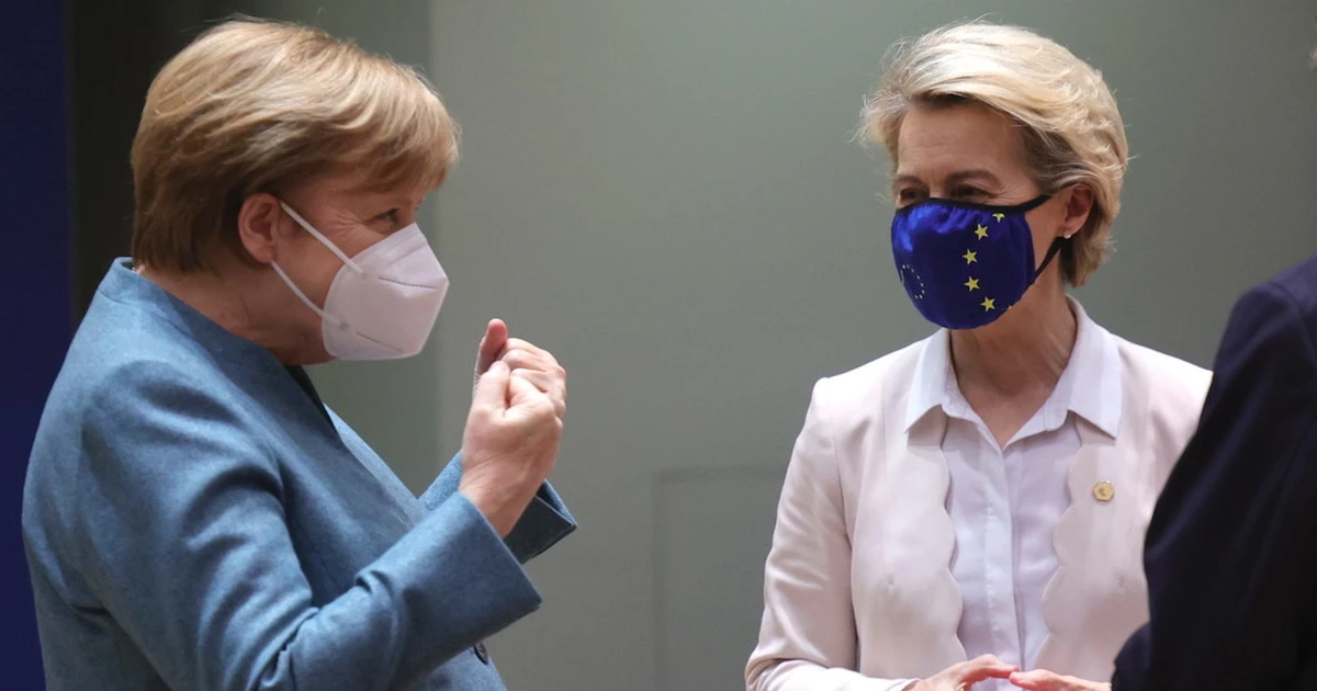  Merkel e Von der Leyen