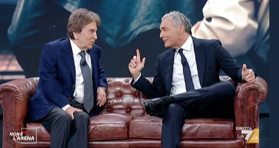 Non è l'arena, Fabrizio Del Noce contro Massimo Giletti: "Ce l'ho con te per le pensioni"