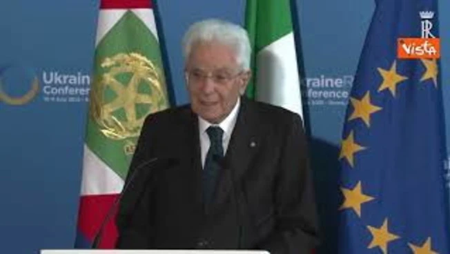 Ricostruzione Ucraina, Mattarella: Ue è per un mondo libero e contro ogni sopraffazione