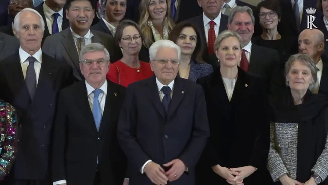 Milano-Cortina, Mattarella incontra a Palazzo Marino i membri del Cio