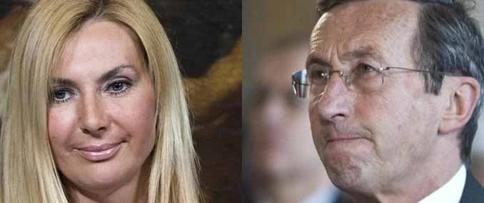 Michaela Biancofiore e Gianfranco Fini