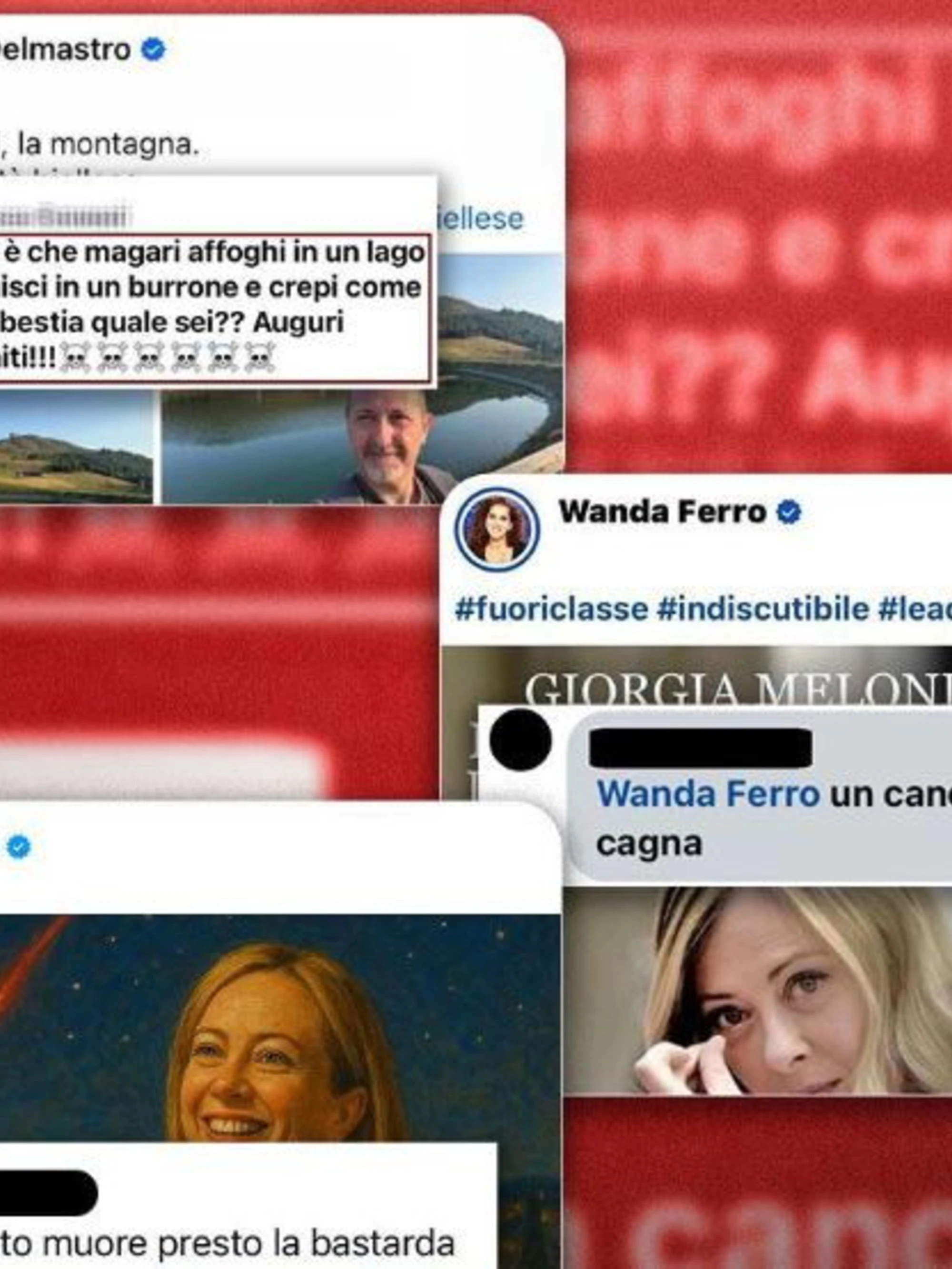 Fdi insorge contro l'odio: "Affoga in un lago", chi c'è nel mirino