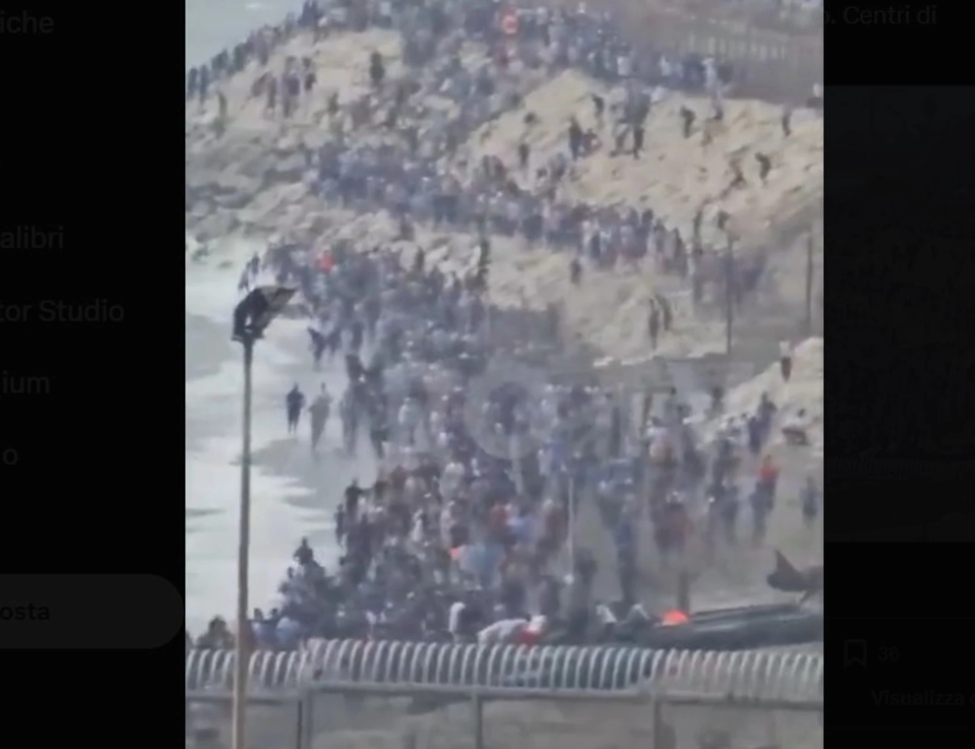 Ceuta, orda di migranti invade la Spagna: il video-choc