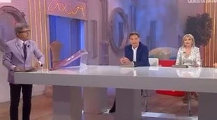 Uno mattina in famiglia, Gianni Ippoliti lascia lo studio: &quot;Timperi sbuffa&quot;
