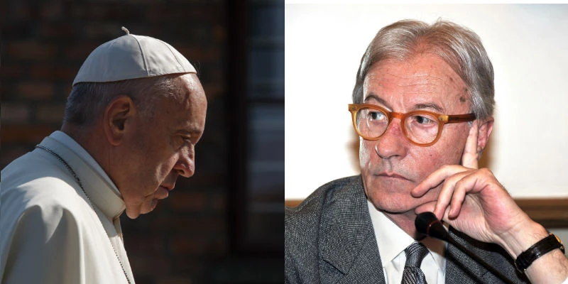 Vaticano, Papa Francesco e il &quot;saluto&quot; di Vittorio Feltri: &quot;Ecco l&apos;unica occasione in cui mi piace Bergoglio&quot;