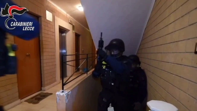 Blitz contro la Sacra corona unita nel Leccese, 22 arresti