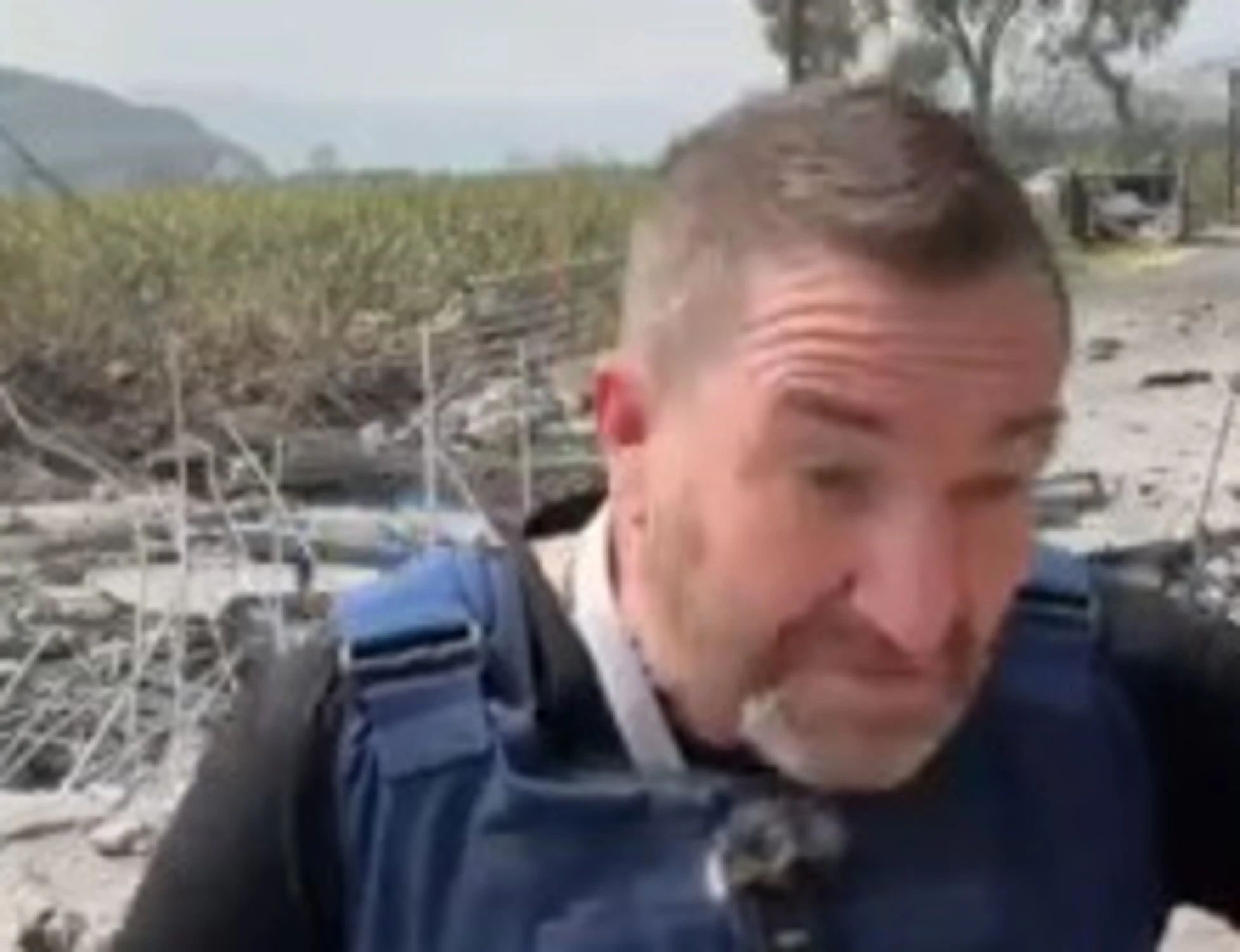 Libano, il dramma di Steve Sweeney: ferito dal missile iraniano in diretta tv