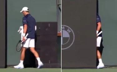 Djokovic si nasconde durante il match: il dramma dietro i cartelloni