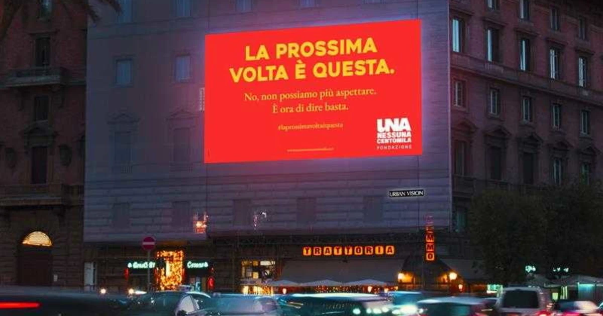 25 novembre, la campagna Urban Vision e Fondazione "Una Nessuna Centomila"
