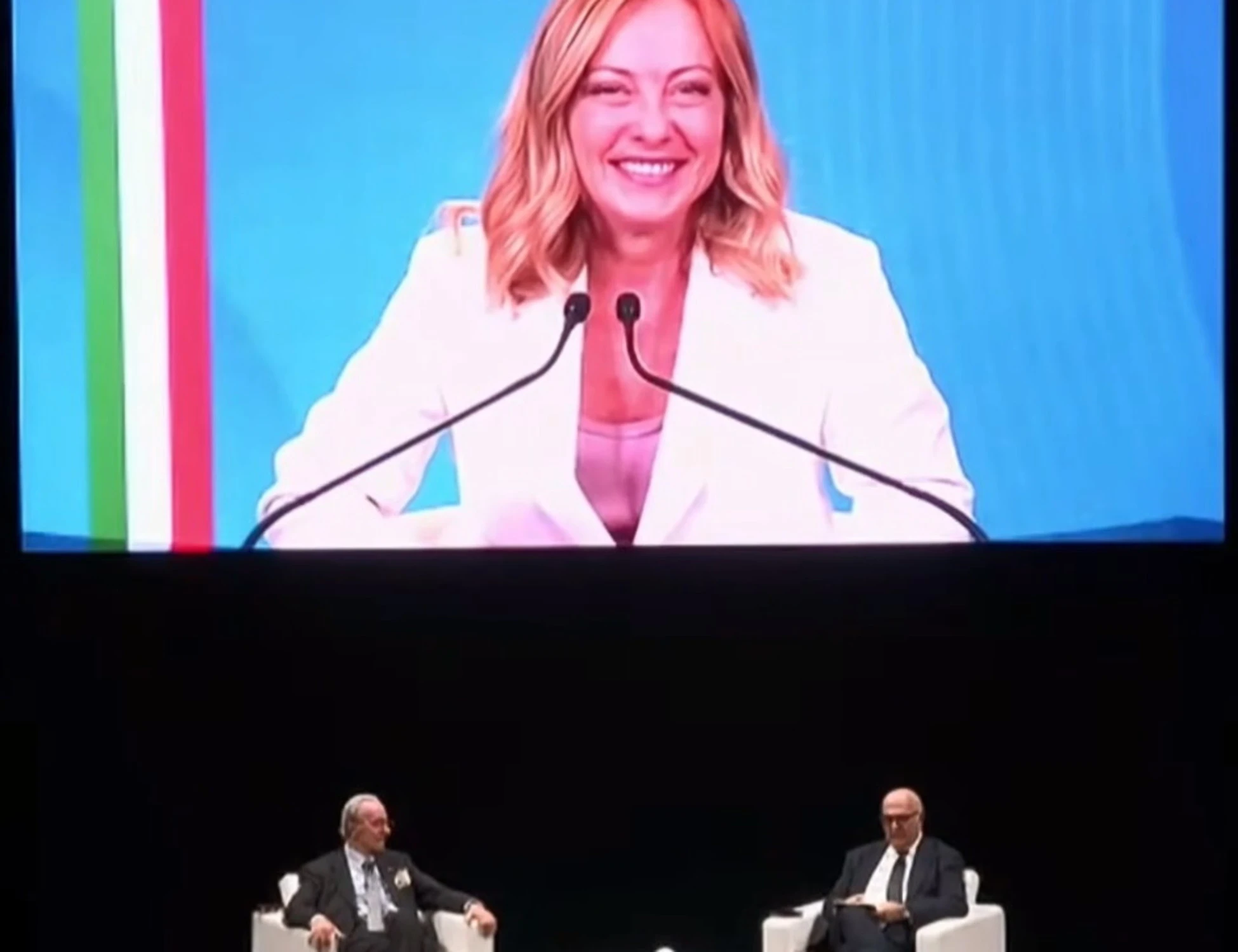 Giorgia Meloni ai 25 anni di Libero: "Un giornale che è un atto di coraggio"