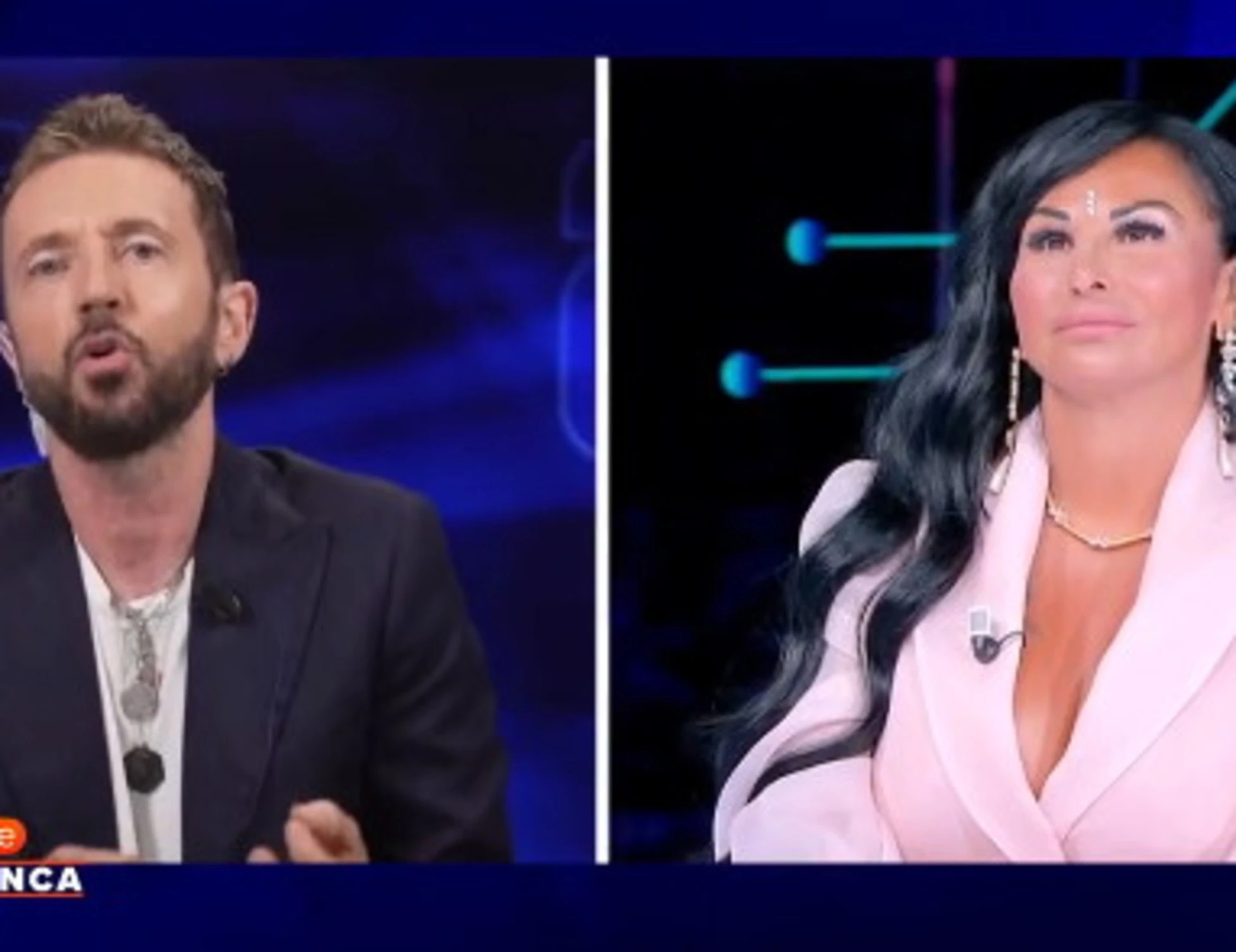 È sempre Cartabianca, rissa tra Andrea Scanzi e Rita De Crescenzo: "Oh, oh, oh!"