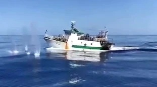 Lampedusa, peschereccio tunisino non si ferma all'alt e sperona motovedetta della Guardia di Finanza