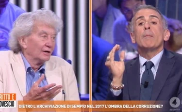 Massimo Lovati processato in diretta a Dritto e rovescio: "Tu la verità non l'hai mai detta"